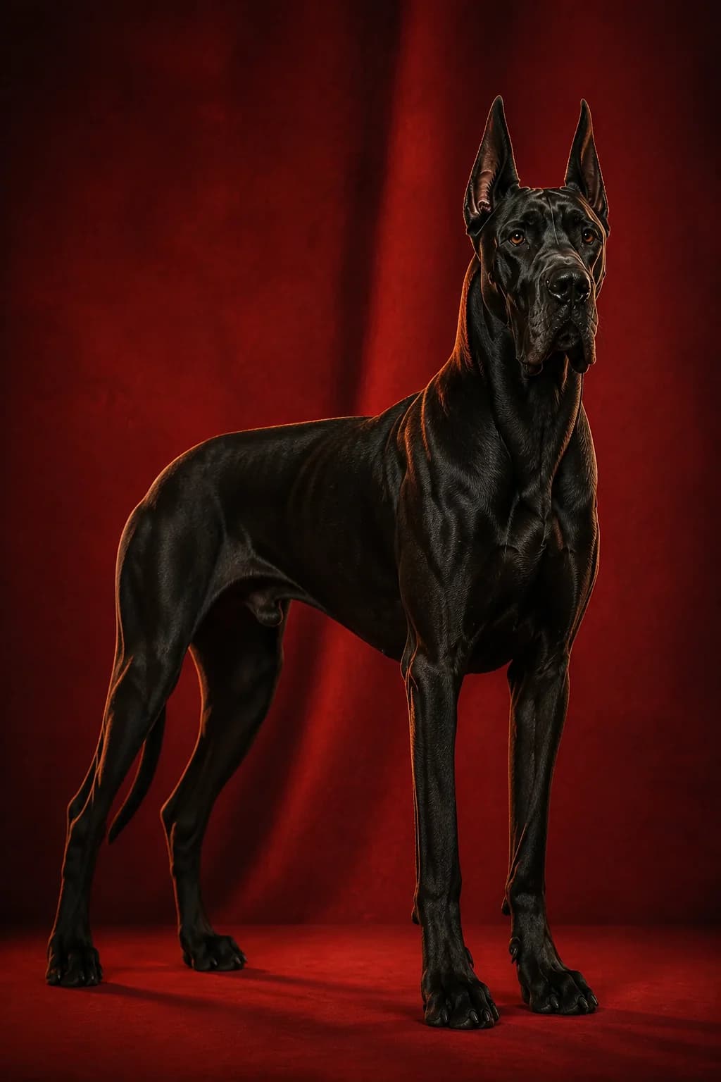 Lord Balthazar Longbody standing for the official inquiry portrait